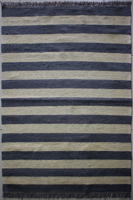 3'1"x4'11" Mesmerizing Striped Gabbeh Rug in Ethereal Organic Dyed White, Grey, New 3x5 Wool Kilim Gem, Hand-Knotted Contemporary Rug, qw36