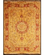 5'0x6'7 Pak Persian High Quality Area Rug with Silk & Wool Pile - Medallion Design