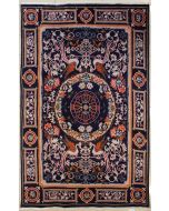 5'5x8'0 Chobi Ziegler Area Rug made using Vegetable dyes with Wool Pile - Pictorial Hunting Shikargah Design 