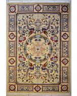 5'6x7'8 Chobi Ziegler Area Rug made using Vegetable dyes with Wool Pile - Pictorial Hunting Shikargah Design 