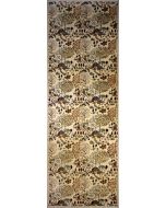 3'11x14'11 Chobi Ziegler Area Rug made using Vegetable dyes with Wool Pile - Floral Design | Hand-Knotted in White